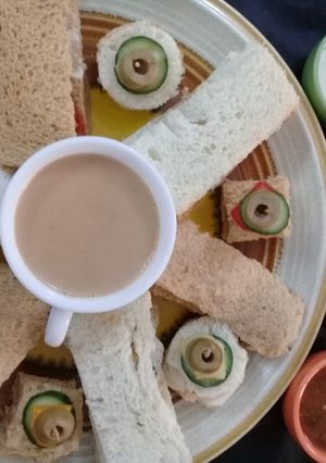 A picture of Finger Sandwiches.