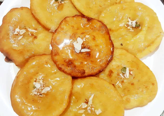 Recipe of Homemade Mango malai malpua