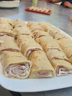 Une photo de Roulés jambon fromage frais