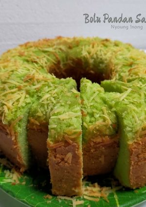 Foto resep Bolu Pandan Santan Panggang (4 telur)