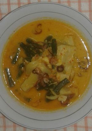 Foto resep Gulai nangka muda& kacang panjang