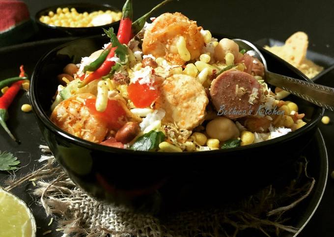 Prawn & Sausage Bhel Recipe