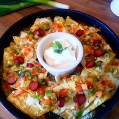 A picture of Cheesy Nachos.