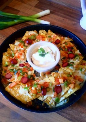A picture of Cheesy Nachos.