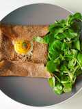 Galette de sarraceno com atum e ovo