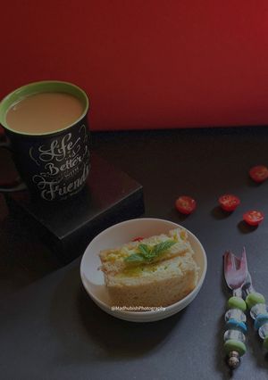 A picture of Coffee Time with Scrambled Egg Sandwich.