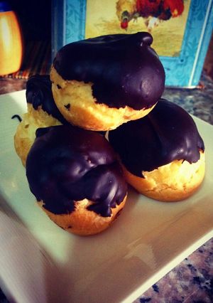 صورة لوصفة كلير الشوكولا بحشوة الباتيسري 🍩🍰🍩