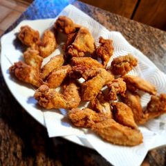 A picture of Countryside pan fried wings.