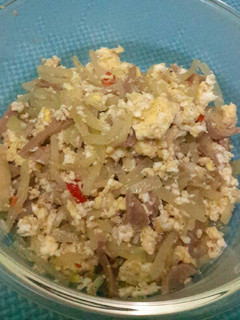 Foto resep Tumis Labu Orak Arik Telur & Baso