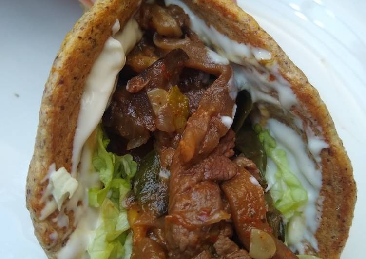 Fajitas sin harinas, sin tacc, gluten free Receta de Recetas Kseras