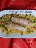Risotto con bisque di canocchie