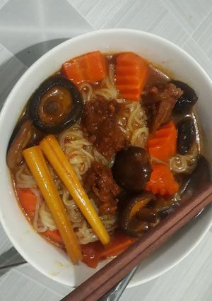 Hình của món Hủ tiếu bò kho.