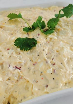 A picture of Chilled Egg and Potato Salad.