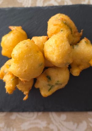 Una foto de Buñuelos de merluza de la Pepis