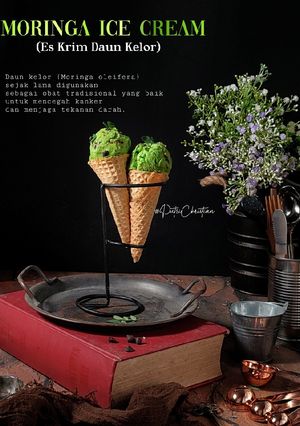 Foto resep Es Krim Daun Kelor