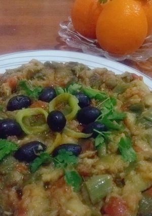 صورة لوصفة باذنجان مشوي ومقلى