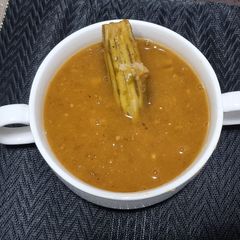 A picture of Lauki, Tomato and Drumstick Soup.