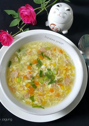 Foto resep #16 Corn soup / sup jagung