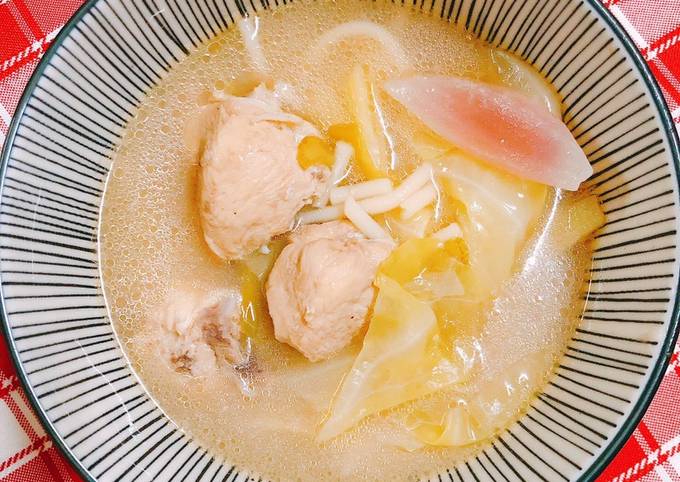 Sinampalukang Manok with Leftover Pasta Noodles