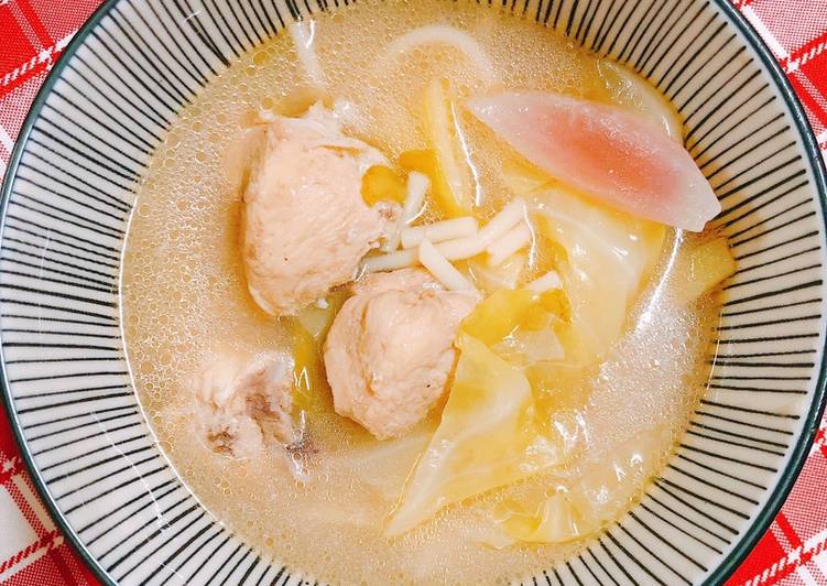 Tuesday Fresh Sinampalukang Manok with Leftover Pasta Noodles