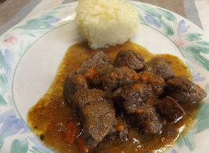 Una foto de Estofado de sobrantes de carne de ciervo