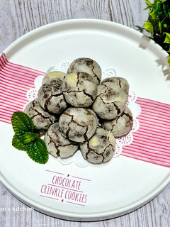 Foto resep Chocolate Crinkle Cookies