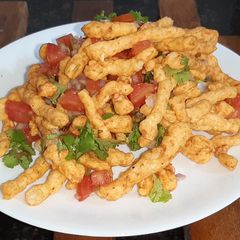 A picture of Peri Peri kurkure bhel.