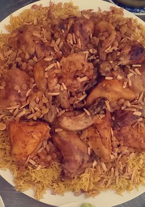 صورة لوصفة مندي دجاج بالفحم