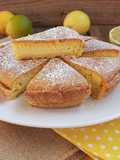 Torta tre consistenze al limone