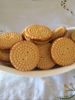 Una foto de Alfajores de galletas