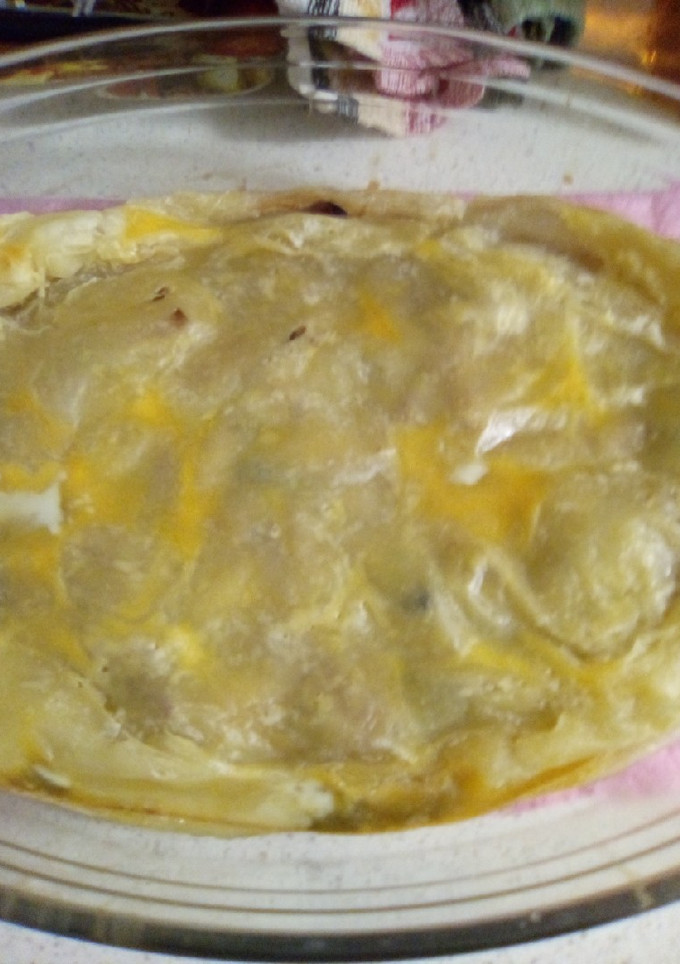 Una foto de Hojaldre de champiñones