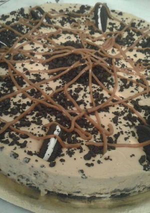 Una foto de Torta oreo helada