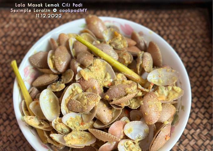 Resipi Lala Masak Lemak Cili Api Oleh Sesimple Loralin Cookpad