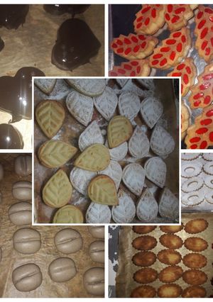 صورة لوصفة خمس انواع صابلي بعجينه واحده