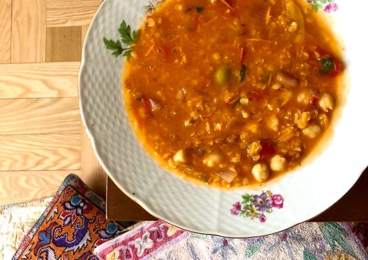 Recipe: Tasty БОБОВАЯ СОЛЯНКА 🍲 или мой вариант супа харира