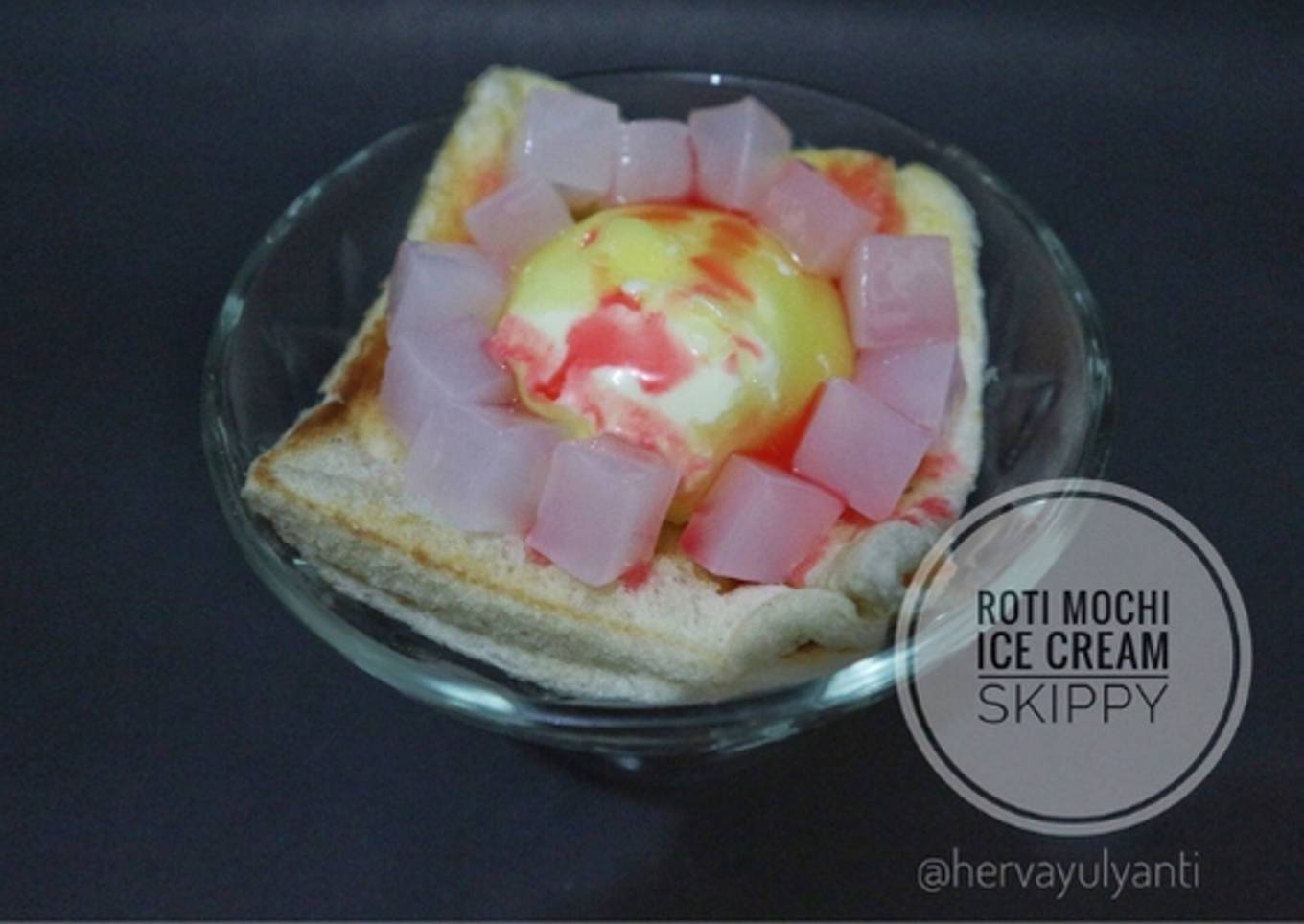 Resep Roti Mochi Ice Cream Skippy