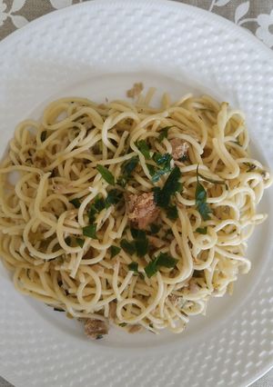 Φωτογραφία της συνταγής Spaghetti με καπνιστό τόνο