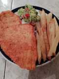 Milanesas de pollo con Chile de árbol