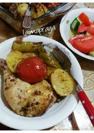 A picture of Roasted chicken (Turkish recipe).