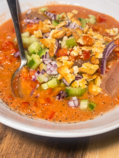 Fruchtig-leckere Gazpacho - kalte Tomatensuppe Rezepthauptbild
