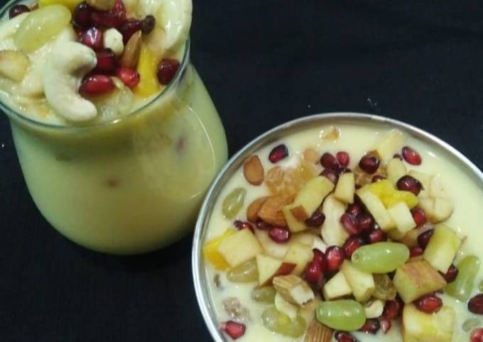 How to Make Speedy Fruits &amp; Dryfruits Custard