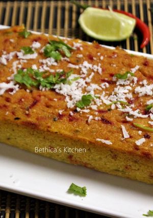 A picture of Baked Handvo.