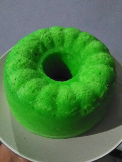 Foto resep Bolu cake kukus pandan