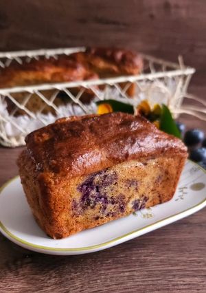 Une photo de Mini Cake Myrtille & Banane!