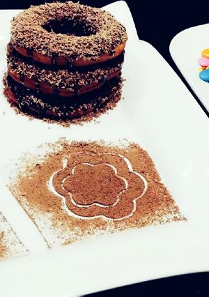 चॉकलेट डोनट्स(chocolate doughnuts recipe in hindi) रेसिपी मुख्य फोटो