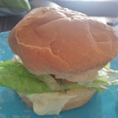 A picture of Veg burger.