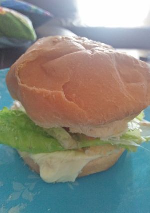 A picture of Veg burger.