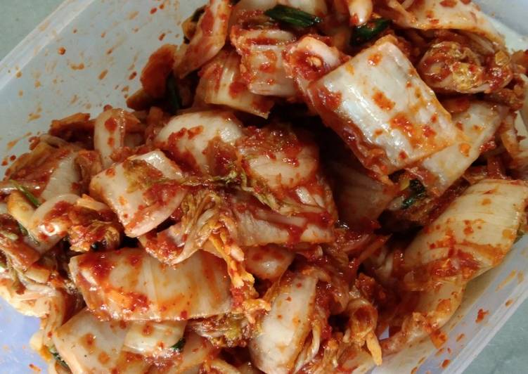 urutan Menyiapkan Kimchi fresh Jadi, Bikin Ngiler