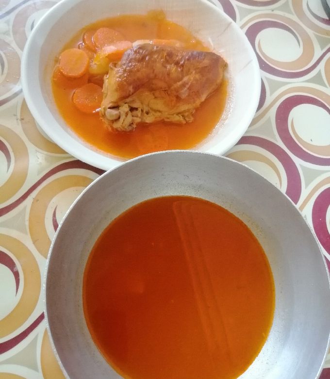 عکسی از دستور آبگوشت مرغ