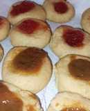 Ojitos de membrillo y dulce de leche fáciles
